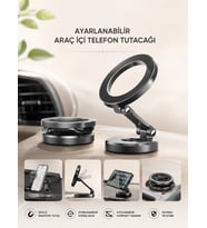 Araç İçi Telefon Tutacağı Manyetik Tasarım Ayarlanabilir