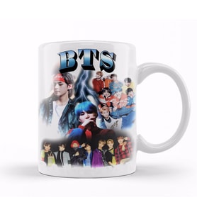 Bts  Bangtan Kupa Bardak Porselen