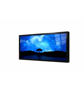 Tablosan Tek Ağaçlı Gece Manzara Çerçeveli Cam Tablo