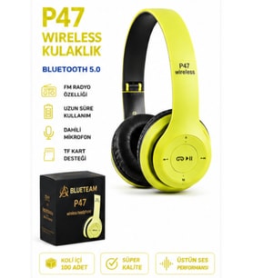 P47 KAFA ÜSTÜ BLUETOOTH KULAKLIK