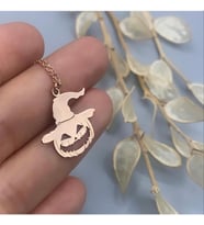 Halloween Model 925 Ayar Unisex Gümüş Kolye