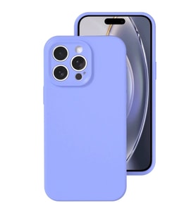 Apple iPhone 16 Pro Kılıf Nano içi Kadife Silikon - Lila