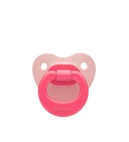 Wee Baby 18+Ay Silikon Damaklı Emzik No:3 - Pembe