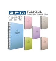 GIPTA PASTORAL SPİRALLİ PP.KAPAK 17X24 60 YP.ÇİZGİLİ DEFTER - 3249