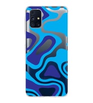 Samsung Galaxy M31s Kapak Renkli Desen Tasarımlı Şeffaf Silikon Kılıf