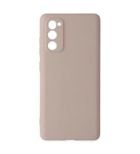 Samsung Galaxy S20 Fe Kılıf Nano İçi Kadife Silikon - Pudra