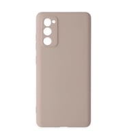 Samsung Galaxy S20 Fe Kılıf Nano İçi Kadife Silikon - Pudra