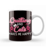 Quilling Cats Make Happy Hobby Craftsman Crafting Kitten Art Kupa Bardak Porselen