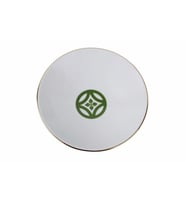 Porland Morocco Desen1 Yeşil Çukur Tabak 20 cm 04A+P021324