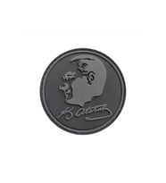 Atatürk İmzalı Türk Bayraklı 3d Silikon 6 Pvc Arma (Gri)