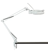 Powermaster 8606C-D 220 Volt 3 Diopter 64 Ledli 155mm Masaüstü Akrobat Büyüteç Hassas Tamirat Büyüteci