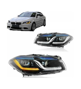 Bmw F10 (2011-2014)  5.seri Makyajsız Uyumlu Lci Dönüşüm Ön Far