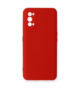Realme 7 Pro Kılıf Nano İçi Kadife Silikon - Kırmızı
