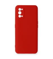 Realme 7 Pro Kılıf Nano İçi Kadife Silikon - Kırmızı