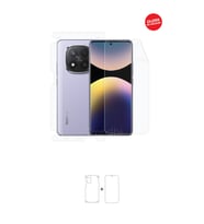 Xiaomi Redmi Note 14 Pro Plus 5G Ekran, Arka ve Yan Koruyucu Fullbody Kaplama TPU Film