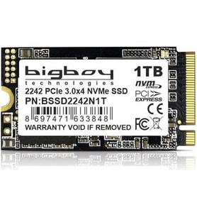 Bigboy BSSD2242N1T 1 Tb 2500-1800MB/S 22X42MM Pcıe 3x4 M2 Nvme SSD Harddisk