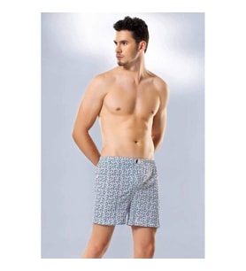Erkek Penye Empirme Boxer Desenli