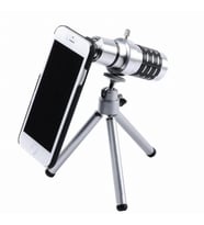 İphone5,5s,i̇phone4.4s Için Alüminyum 14x Optik Zoom Yakından Görüntü çekme Dürbün