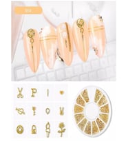 Metal Nail Art Tırnak süsü (F693-01)