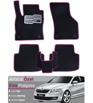 SKODA OCTAVİA A5 (2004-2012) Uyumlu EVA Paspas Tam Set–Oto Paspas,Araca Özel,Kolay Montaj