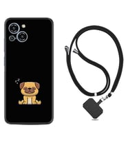 Reeder S23 Max Pro Kılıf Resimli Boyun Askılı İpli Desenli Silikon Series Uyuyan Köpek 1875
