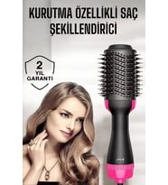 1200 Watt Gücünde, Negatif İyon Teknolojili, 3 Isı Kademeli Fön Tarağı