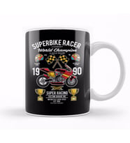 Superbike Racer World Championship Kupa Bardak Porselen