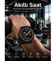 Akıllı Saat Dokunmatik Ekran Sesli Görüşme Ve Bildirim Görme Sağlık Takibi