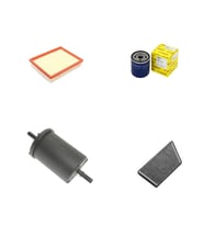 Bosch Filtre Bakım Seti Peugeot 206 1.6 Benzinli 1998-2000 89 Beygir Hava + Yağ F + Yakıt F. + Polen Sion