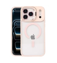 Joko Apple İphone 17 Pro Remim Lensli Magsafe Standlı Kapak - Pembe