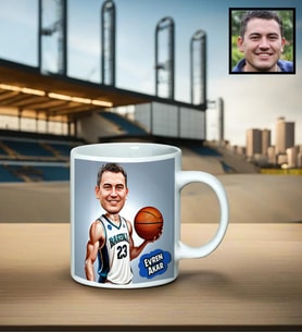 Kişiye Özel Basketbolcu Temalı Kupa Bardak