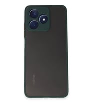 Pilelistore   Realme C53 Kılıf Montreal Silikon Kapak - Yeşil