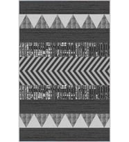 Eliana Home Baskılı, Yıkanabilir Kaymaz Taban Salon Halısı LNA0020-SD853 100x150 cm (Gri)