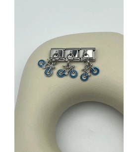 Çelik Silver Bisiklet Sallantılı Nomi Charm - 25crm111
