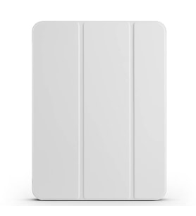 Apple iPad Pro 11 2024 Uyumlu Zore Smart Cover Kalem Bölmeli Standlı 1-1 Kılıf (Gri)