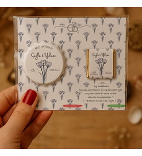 Söz Nişan Kına Nikah Düğün Hatırası Kapak Açacak Magnet
