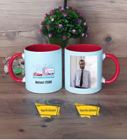 Fen ve Teknoloji Öğretmeni Kupa Bardak Kırmızı Fotoğraflı Öğretmenler Günü Hediyesi