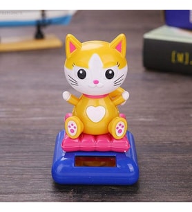 Güneş Enerjili Solar Sallanan Kedi