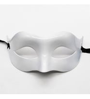 Beyaz Renk Masquerade Kostüm Partisi Venedik Balo Maskesi