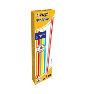 Bic Evolution Stripes Kurşun Kalem 12li 918487