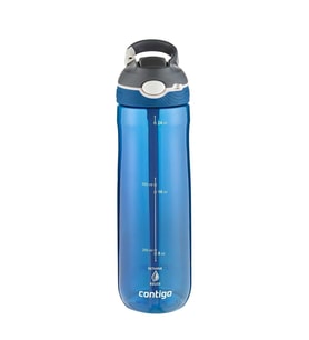 Contigo Ashland Tren Tek El Bas İç Kapaklı Su Matarası 720ml 2191379 - Mavi
