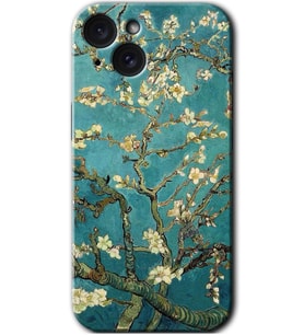 İphone 15 Plus Kılıf HD Desen Baskılı Kılıf - Almond Blossom