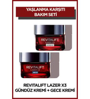 L'Oreal Paris Revitalift Lazer X3 Yoğun Yaşlanma Karşıtı Gündüz Bakım Kremi Gece Bakım Kremi 50 ml