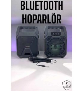 Mey İthalat® 6.5 İnç Kablosuz Hoparlör Bluetooth Bağlantılı Yüksek Ses Kaliteli