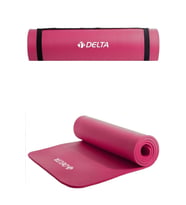 Delta Konfor Zemin 10 mm Taşıma Askılı Pilates Minderi Yoga Matı -fuşya