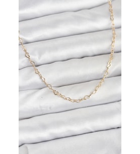 CM 14K Gold Renk Kalp Zincirli Kadın Kolye 5886 - HPSBYI9466-7423