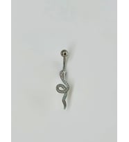 Yılan Detaylı Göbek Piercing - Pg0070