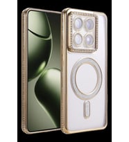 Pilelistore   Xiaomi Mi 14T Pro Joke Simli Magneticsafe Kılıf - Gold