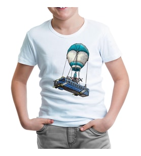 Fortnite - Bus Beyaz Çocuk Tshirt