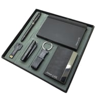 Signator® Nox  Kişiye Özel Set - 32 Gb. Anahtar Usb Bellek + Clipper Çakmak + Not defteri  + Roller Kalem + Anahtarlık ve Kartvizitlik  İsme Özel Hediyelik Set (Karışık)